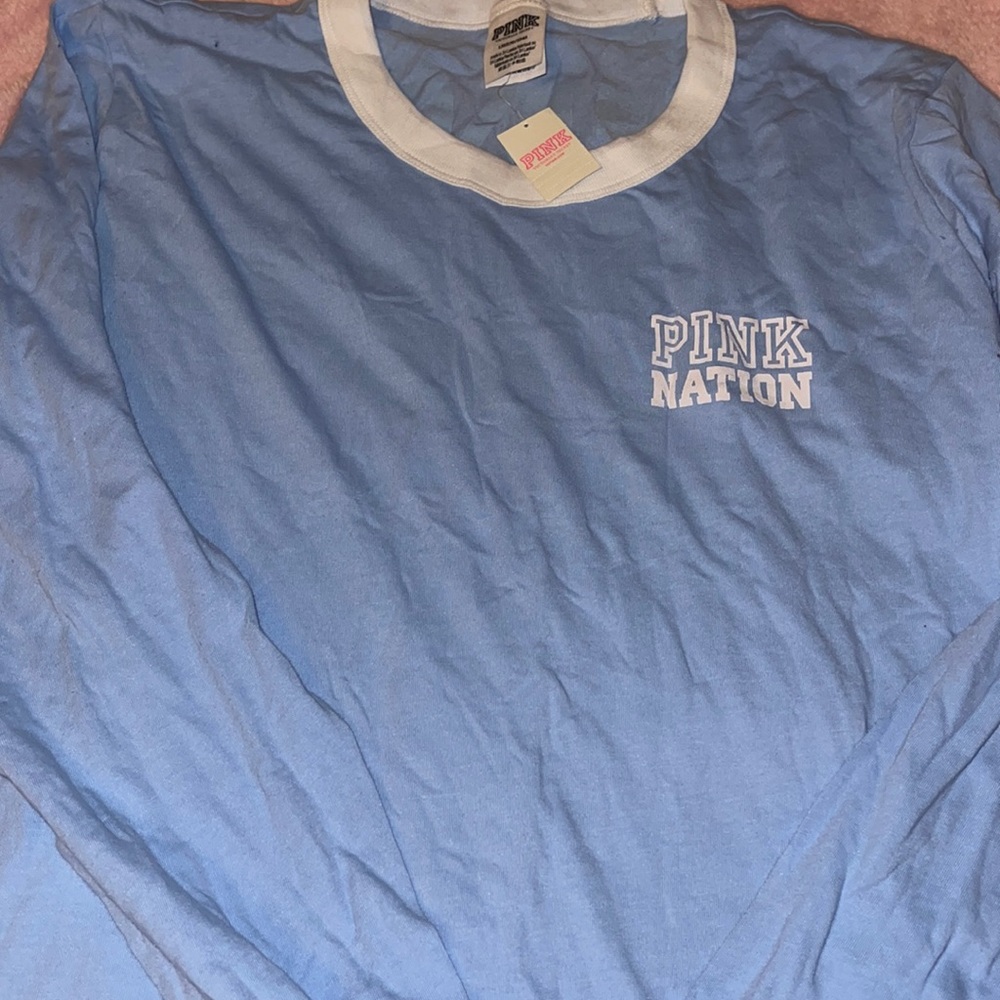 Both size large pink nation brand new comfy look